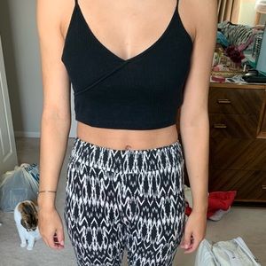 Black crop top